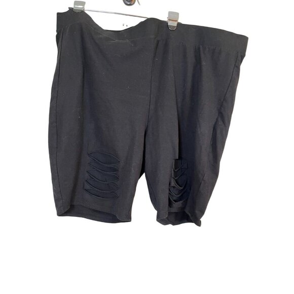 Torrid Women Pants Size 6X Black Pull On Legging Active Shorts Cacique Red Cherr - Picture 11 of 15